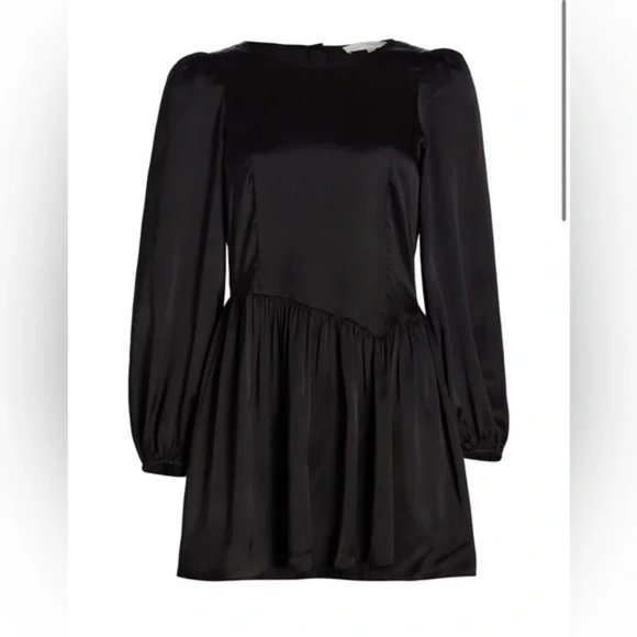 LoveShackFancy Garcia Mini Dress in Black - Picture 5 of 5